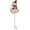 Red, variant on Christmas Snowman Yard Stake with LED - Metal Garden Stakes Outdoor Holiday Decor