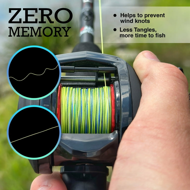 PE Fishing Line 8-Strand Braided Fishing Line - Color Never Fade PE Line 6lb  To 80lb Test Braided Line