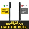 thumbnail image 4 of OtterBox Commuter Series Case - iPhone 17e, iPhone 16e, iPhone 15, iPhone 14, iPhone 13 - MagSafe Edition - Slim & Tough, Pocket-Friendly, with Port Protection - Black & Green, 4 of 8
