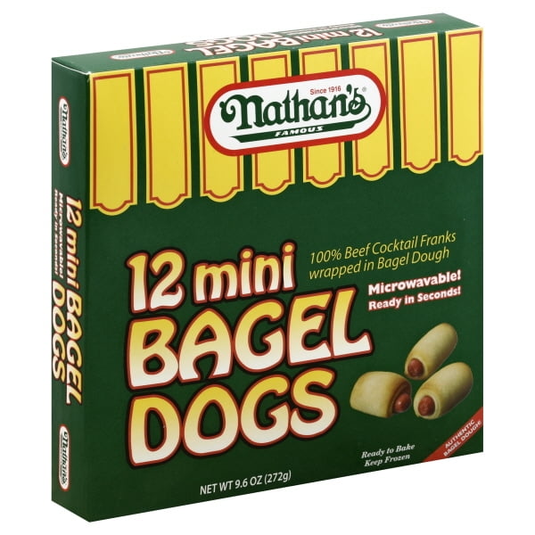 Nathans Nath Mini Bagel Dogs