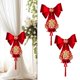 thumbnail image 5 of Hebilla de cortina de Año Nuevo, soporte de cortina con lazo rojo para decoración del Festival de Primavera Estilo B, 5 of 9
