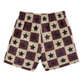 thumbnail image 7 of FORMRS Boys Swim Trunks Quick Dry Mesh Liner Boardshorts Sizes XS-XL, Checkered Stars Pattern, 7 of 7