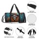 thumbnail image 4 of Balery Cartoon Pumpkin Skull Bolsa de Gimnasio para Mujeres y Hombres, Bolsa de Viaje Impermeable, Bolsa de Fin de Semana con Compartimento para Zapatos y Bolsillo Húmedo, 4 of 6