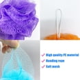 thumbnail image 2 of KBKYBUYZ Shower Loofah Bath Sponge,5 Pack Large Soft Nylon Mesh Puff for Body Wash,Loofah Shower Exfoliating Scrubber Pouf for Women,Cleanse Beauty Bathing Accessories, 2 of 7