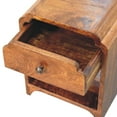 thumbnail image 5 of Artisan Furniture Solid Wood Newton Mini Chestnut Nightstand with a drawer and open shelf, 5 of 6
