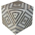 thumbnail image 2 of Nyla Pouf Upholstered in Beige Fabric, 2 of 4