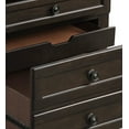 thumbnail image 5 of Casual Transitional Design Eastern King Platform Bed Nightstands 3pc Brown Bedroom Set Wooden Bedroom Furniture, 5 of 7