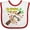 White and Red, variant on Inktastic My Grandma Loves Me Sloth Boys or Girls Baby Bib