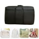 thumbnail image 5 of Bolsa de Tela Reforzada Grande para Mudanzas de Ropa | Bolsa de Almacenamiento Impermeable y Fácil de Limpiar | Cremallera Resistente | Ventana Transparente | Asas | Negro o Gris | 80x45x25 cm, 5 of 9