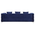 thumbnail image 4 of ACME Bovasis Sofa with 5 Pillows in Blue, 4 of 7
