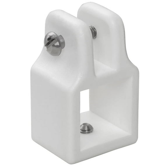 Whitecap 3515WP Square Nylon Jaw Slide - 1", White