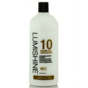 Option : 10/3% - 32 oz , Joico Lumishine Volume Cream Developer hair beauty, Pack of 1 w/ Sleekshop Pink Comb