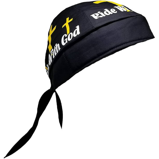Buy Caps and Hats Christian Doo-Rag with Sweatband Motorcycle