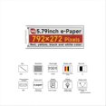 thumbnail image 3 of Waveshare 5.79Inch Ink Screen Electronic Paper 4 Color E-Ink Screen, 3 of 5
