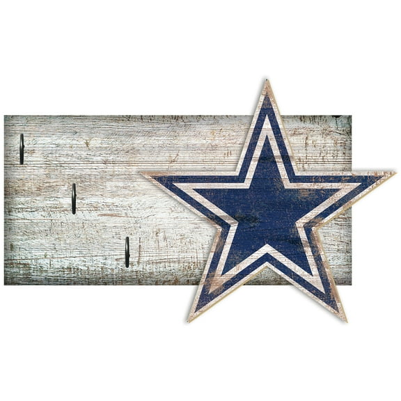 Dallas Cowboys 6" x 12" Mounted Key Holder