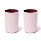 thumbnail image 1 of Las tazas para beber reutilizables irrompibles tienen 2 colores, vaso de plástico para cepillo de dientes, apto para lavavajillas, 1 of 5