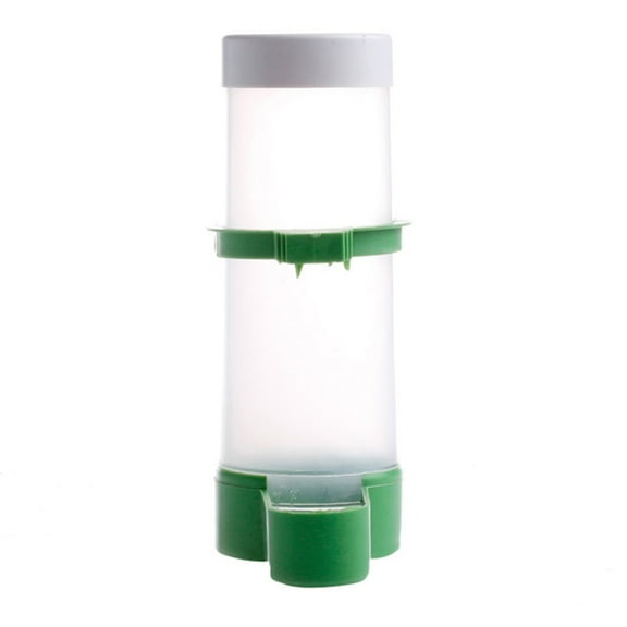 Bird Waterer Parrot Plastic Feeders Automatic Water Food Dispenser for Cockatiel Conure Lovebird 150ml Capacity