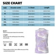 thumbnail image 6 of Easygdp Lavender Glitter Foil Stripes Men's Breathable Tank Tops Sleeveless Sporty T Shirts for Basketball, Mountaineering, Bodybuilding -XX-Large, 6 of 8