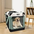 thumbnail image 6 of GOOPAWS Soft Pet Crates Kennel 24'', 27", 30" & 36", 3 Door Soft Sided Folding Travel Pet Carrier, 6 of 6