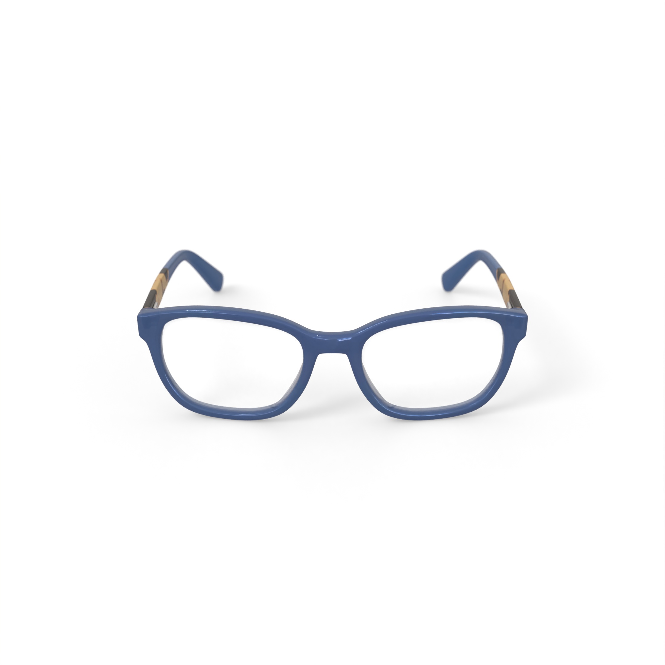 Kenneth Cole Women's KC0792-1 Square Prescription Eyeglasses with Case, Blue