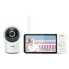 VTech Smart WiFi Video Baby Monitor with 5-inch High Definition Display and 1080p 360-Degree Panoramic Viewing Pan and Tilt HD Camera, RM5864HD, White