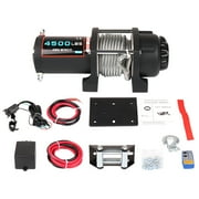Winch ATV UTV Winch 4500LBS Electric Cable Winch Steel Rope 4WD Off Road Truck