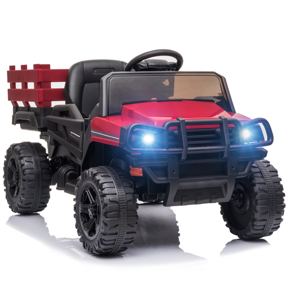 uhomepro Electric Cars for Kids, 12V Battery Powered Ride On Car Truck