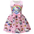 thumbnail image 1 of Ropa de dibujos animados para niñas, bonito vestido de Hello Kitty, vestido de princesa Kawaii para niñas, vestidos de fiesta de cumpleaños y Navidad, 1 of 4