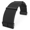 thumbnail image 3 of Premium Black Motherboard ATX 24Pin PCI-E GPU 8Pin 6+2 Pin CPU 8Pin EPS 4+4-Pin GPU 6+2PinExtension Cable with Free Cable Combs, 3 of 4