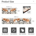 thumbnail image 3 of Yayeee Faucet Mat for Kitchen Sink 14.7" Diatomite Long Splash Guard Pad, Plaid Floral, 3 of 7
