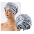  GuLuBin Hot Tots Hair Products Adult Adjustable Silk Satin Hair Bonnet ...