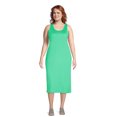 thumbnail image 2 of Terra & Sky Plus Size Ribbed Midi Tank Dress, Women, 2 of 5