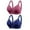 Blue, variant on Women's 2 Pc Push up Bras Wireless Supportive Lift Seamless Full Coverage Bralettes Comfortable Plus Size Bras