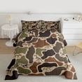 thumbnail image 2 of Castle Fairy Abstract Dinosaur Queen Comforter Set,Camo Animal Bedding Comforter Set, 2 of 8