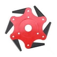 thumbnail image 2 of Fiudx Cuchillas Universales de Acero, Cabezal de Desbrozadora de Metal Mn65, Cuchilla de Repuesto Duradera, Fácil Instalación, Corte Estable, Mantenimiento de Césped, Tareas de Poda En Exteriores, Us, 2 of 6
