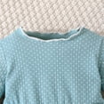 thumbnail image 5 of Sngxgn Girls' Clothing Sets 2 Piece Hoodie Long Sleeve Shirts Bell Bottom Cute Fall Outfits Sweatsuits(Light Blue,12), 5 of 8