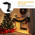 thumbnail image 3 of WEUVEB 1Pcs Christmas Stocking Hanger Mantel Garland Hanger Simple and Decorative Iron Hook for Fireplace, 3 of 6