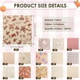 thumbnail image 2 of 126 Pcs Quilting Cotton Fabric Squares 5x5 Inch Precut Printed Charm Pack for Quilting Soft Quilting Fabric Floral Patchwork for DIY Sewing Crafts, 2 of 9