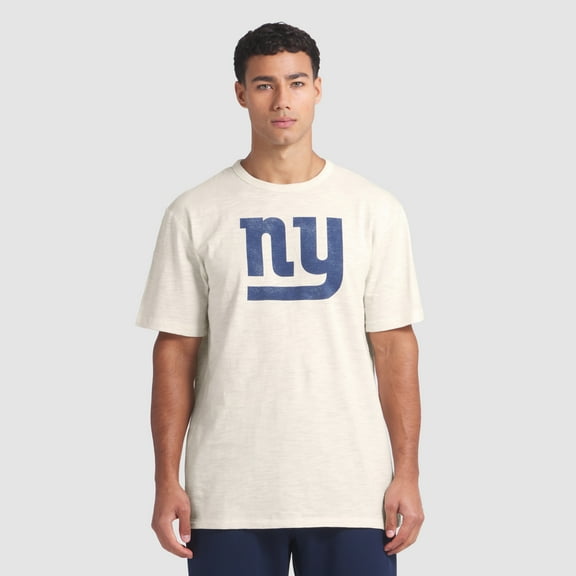 Men's Fanatics Cream New York Giants Slub T-Shirt