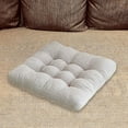thumbnail image 6 of TAROFISH Three-Dimensional Meditation Cushion, Square Large Floor Cushion for Adults, Thick Corduroy Floor Cushion for Meditation, Yoga, Living Room, Sofa, Tatami Mat,Grey,40x40x10cm, 6 of 6