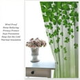 thumbnail image 4 of St.Patrick''s Day Kitchen Curtains,Green Shamrock Leaves Theme Rod Sleeves Window Drapes 2 Panel Set for Bedroom Bathroom Living Room Decor W42xL54in, 4 of 6