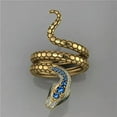 thumbnail image 4 of K-KED Fashion Punk Dragon Rings Men Hip Hop Delicate Jewelry Snake Ring Gifts Size 6-13-12-#3, 4 of 9