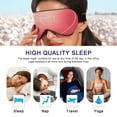 thumbnail image 6 of IAUYY Sleep Mask, Super Soft Eye Masks with Adjustable Strap, Lightweight Comfortable Blindfold,Perfect Blocks Light for Men Women Heart Shaped, 6 of 7
