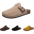 thumbnail image 1 of Womens Cork Slippers,soft Clogs For Women,womens Clogs-mules House Slipers With Arch Support And Adjustable Buckle Yj51-2, 1 of 5