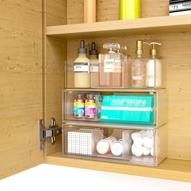3-Tier Medicine Cabinet Drawer Organizer Shelves
