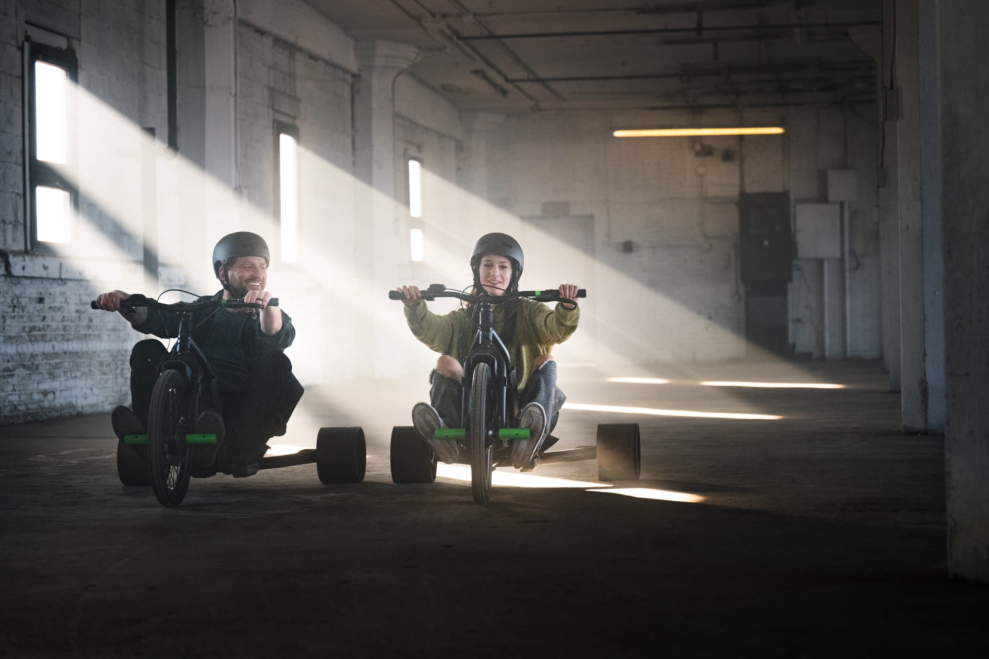 Huffy Green Machine 36V Electric Drift Trike, 15 MPH, Adult/Teens, Black