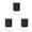 Black 3PCS, variant on 1mm Wide Elastic Band Sewing Thread for Shirring, Stretchy Band Durable & Versatile Elastic String for Clothing Jewelry Making and Bracelet Making 50M Per PCS 1/2/3 PCS