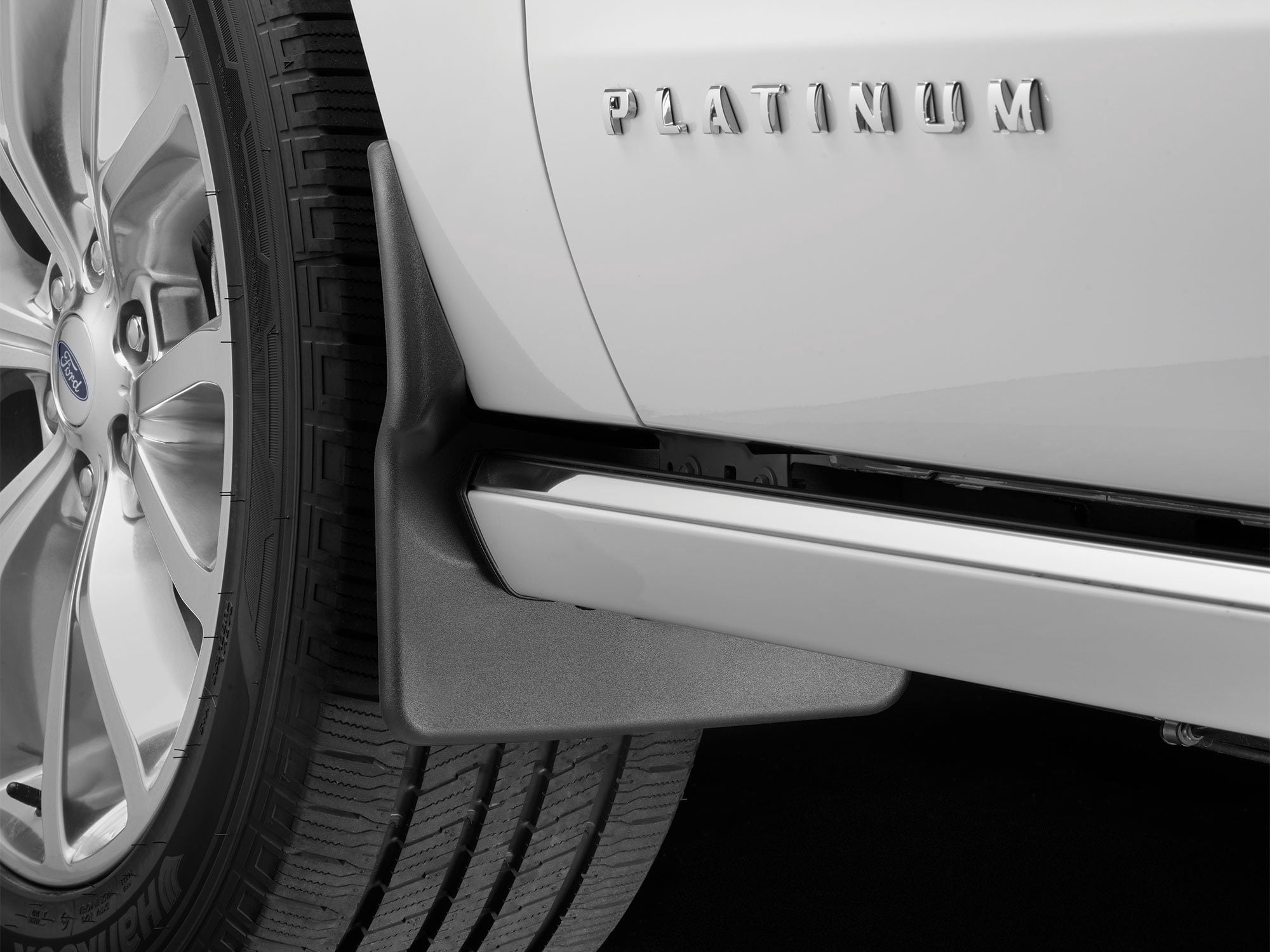 WeatherTech Custom No Drill Splash Guard MudFlaps compatible with Ford Expedition Max, Expedition, Front Pair - Black