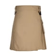 thumbnail image 2 of fartey Mens Scottish Utility Kilts Plus Size Pockets Button Lounge Pleated Skirts 2024 Summer Solid Color Skirts, S-5XL, 2 of 5