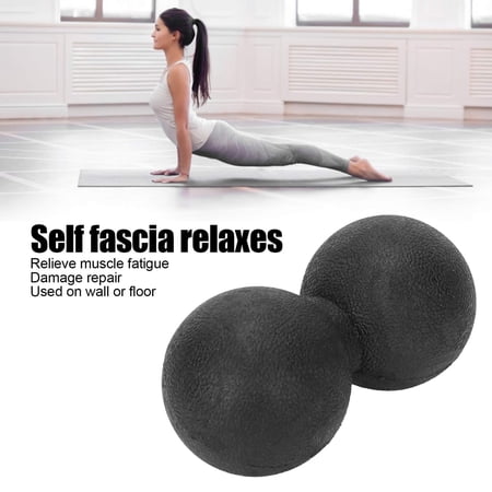 DAMAI Peanut Massage Ball Roller Double Lacrosse Ball for Neck Sore Musclesn Deep Tissue Trigger Point Muscle Massage Ball Myofascial Release Muscle Knot Relaxer for Back Neck Shoulder Leg Hip